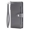 Cheaper Price for Motorola Moto G56 5G Litchi Texture Zipper Wallet Buckle Vegan Leather Phone Case with Wrist Strap