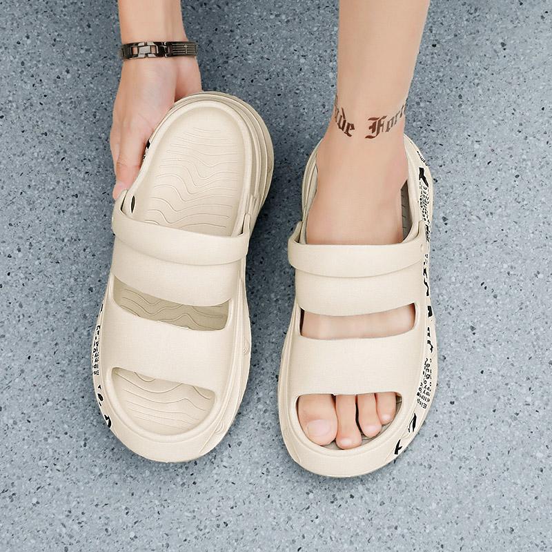 2025 Men's Sandals,Classic Slippers,Thick-Sole Slippers, Comfortable and Lightweight Sandal,Fit for Home and Outdoor