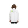 Nike Solid Color Printed Logo Zip-Up Hoodie Kids jackets White FB2017-100