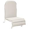 Sun Lounger Cushion GEMERT 100percent Polyester White