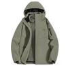 MONTAGUT Men's 5-in-1 Multi-Pocket Waterproof Windproof Mountaineering Jacket