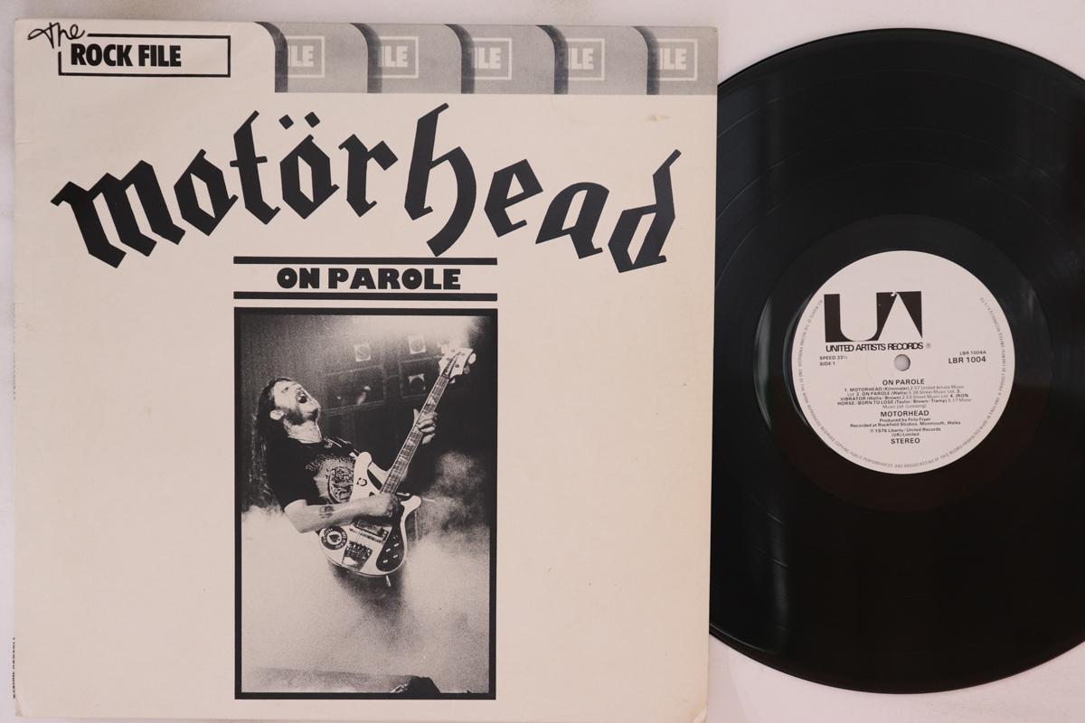 

LP Record MOTORHEAD On Parole LBR1004 UNITED ARTISTS 1979 UK Metal Used