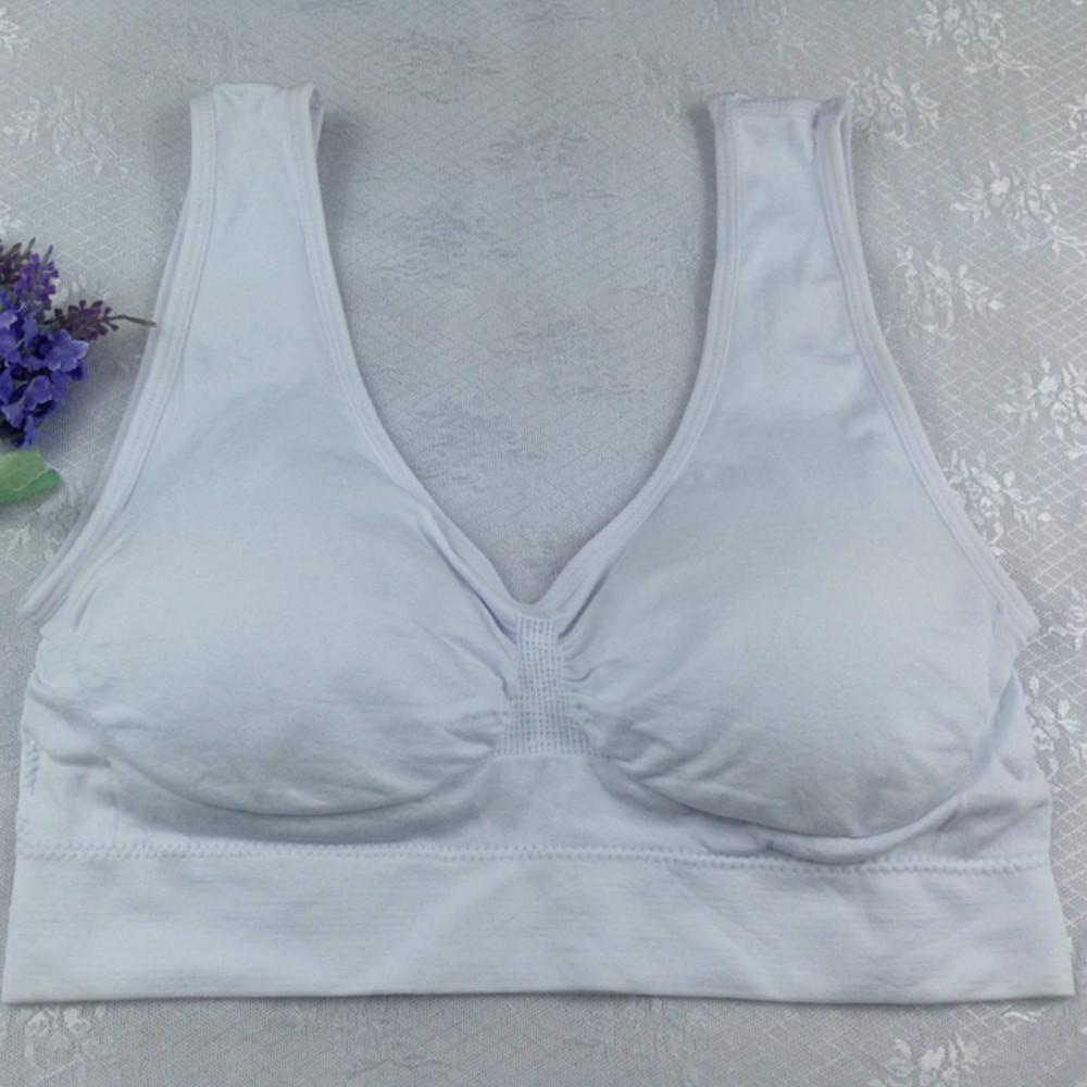 Двойной бесшовный бюстгальтер со сборками без следов без ободков One Size жёлтый — фото 4