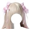 Toku and Yuu: Dreamy, Cute Gothic Lolita Hair Accessory Set (2 Pieces) for Girls, Featuring a Barrette, Rose, and Bow. This Mori Girl Hair Accessory