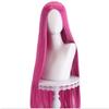 40Inch Long Straight Cosplay Wig Centre Parting Central Split Blond Pink Rose Red Purple Heat Resistant Synthetic Hair Wigs