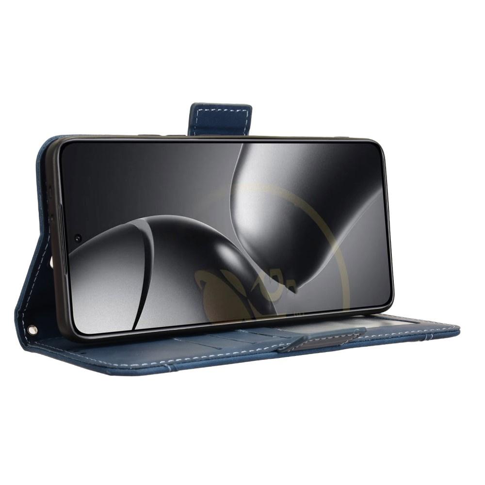 Flip case for Xiaomi 14T Pro, Card Slot, navy blue