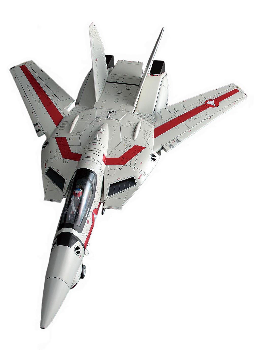 

Hasegawa Super Dimension Fortress Macross VF-1JA Valkyrie Vermilion Platoon 148 Scale Plastic Model Kit MC02