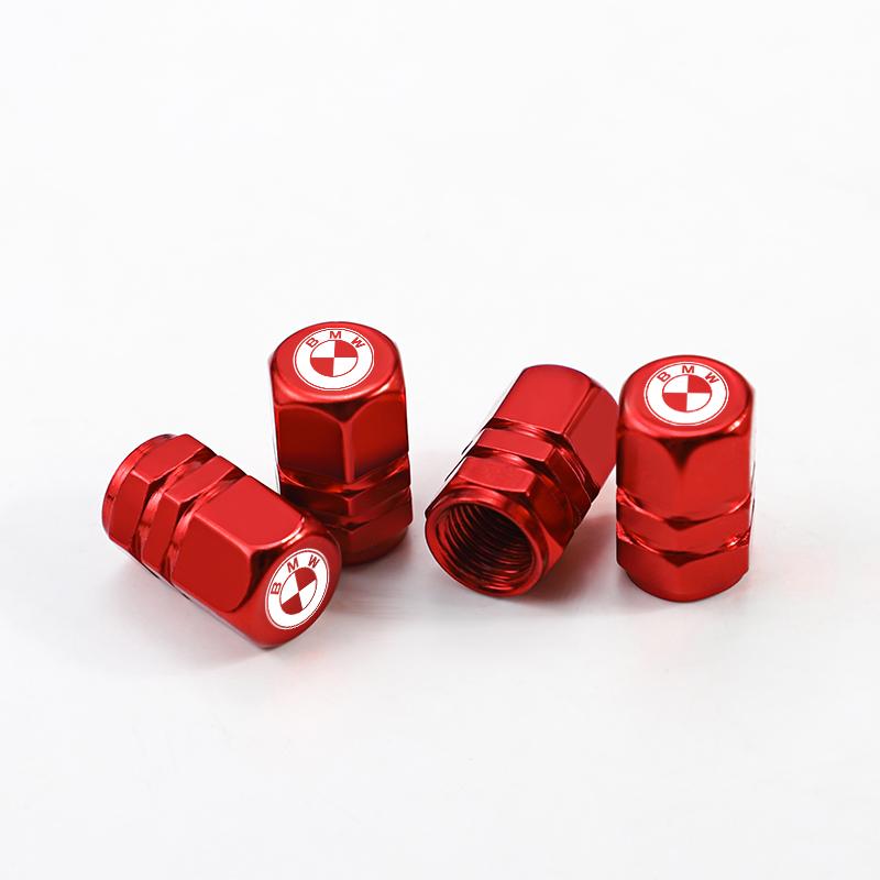 2026 Hot 4Pcs Metal Car Tire Valve Core Cap Wheel Valve Cover For BMW G30 G20 G05 F30 F10 E90 F20 E60 X4 X5 X6 G20 G05 G11 E48 Auto Parts GK3