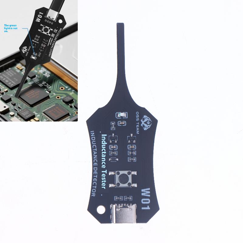 1Pcs Detector Motherboard Inductance Coil Quick Test Detector Tool For Pc Repair Electromagnetic Check Inductance Tester