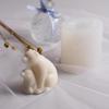 Handmade Molds Cute Cartoon Polar Bear Mother and Child Silicone Mold DIY Chocolate Candy Molds Baking Cake Decor Candle Mould