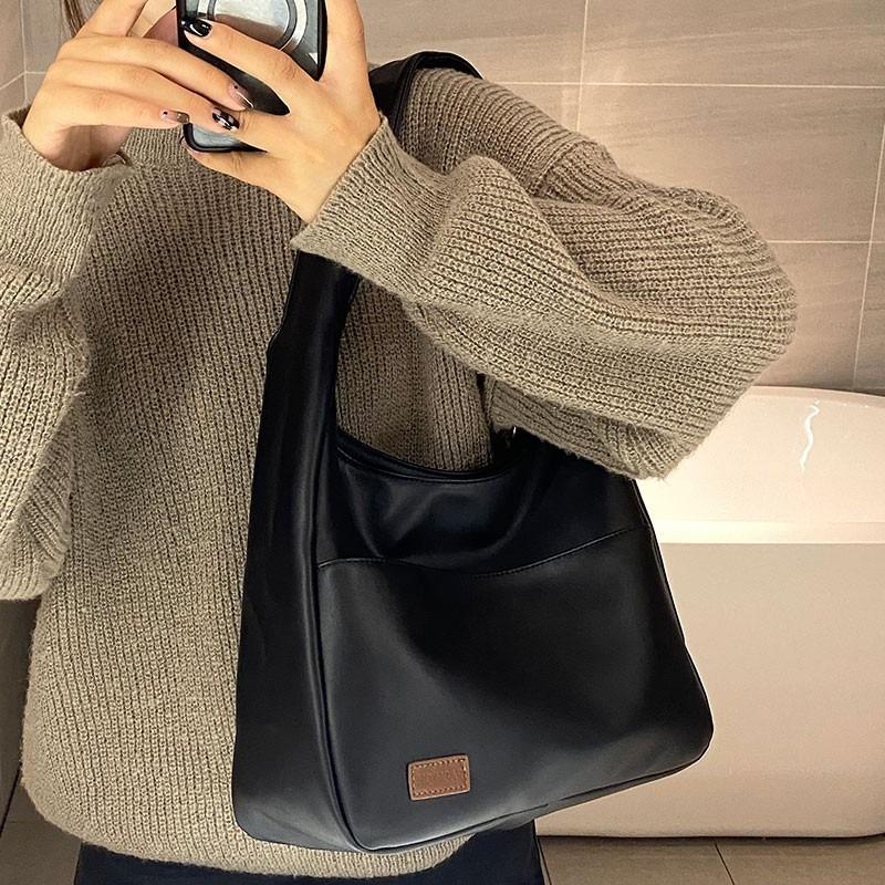 Large-capacity Autumn and Winter Bag Women, High-end Sense Versatile Work Commuter Women's Bag Portable Shoulder Tote Bag Women