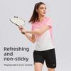 Athletic T Shirt For Women Summer Breathable Polyester Slim Fit Running Workout