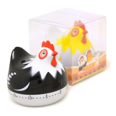 55 Minutes Novelty Kitchen Timer Cute Chicken Pattern Mechanical Rotating Alarm For Cooking Baking Countdown Clock