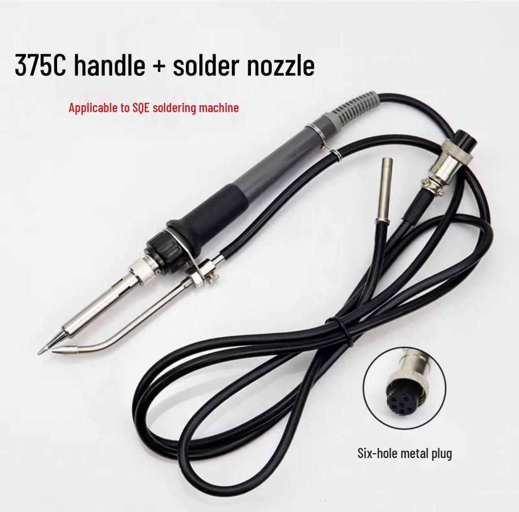 Automatic Soldering Machine Accessories: Iron Handle, Feed Tube, Feed Box, Gear, Nozzle, and Head