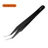 Stainless Steel Eyelash and Blackhead Tweezers for Grafting and Hair Removal.