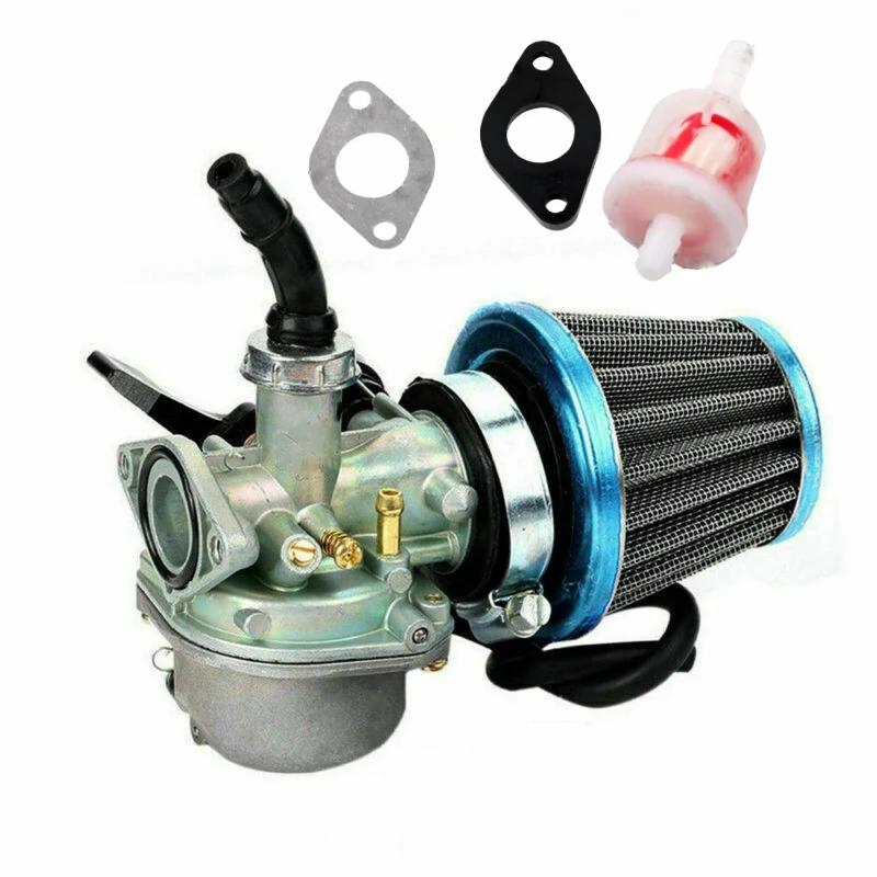 PZ19 19mm Universal Carburetor,motorcycle Carburetor Set with Air Filter,for 50 70 90 110cc ATV Four-wheel Off-road Motorcycle
