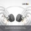 Fiio Eh11 Headphones Retro Over-Ear Bluetooth Headphones 40mm Large Dynamic Driver Mechanical Shell Ldac Hi-Res Audio Headset