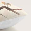 Vikama Peach Light Beige Velvet Pillowcase Decoration Cushion Cover Machine Washable Living Room Sofa Bedroom