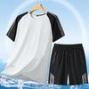 Conjunto Deportivo Casual para Hombre Verano Delgado Secado Rápido para Correr Conjunto de Dos Piezas