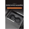 Custom Soft Silicone Cup Holder Mats For TESLA Model Y 2025 Juniper Anti-Slip,Interior Center Console Cup Holders  Easy to Clean