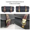 Motorcycles Handlebar Bag Saddlebag, Leathers Handmade Motorcycles Fork Bag Roll, Durable Storage Tool Pouch with Straps