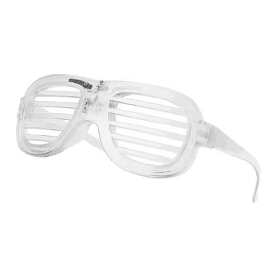 EL Wire Light Up Flashing Shutter Glasses Shades Eyewear Toy Party Concert Props