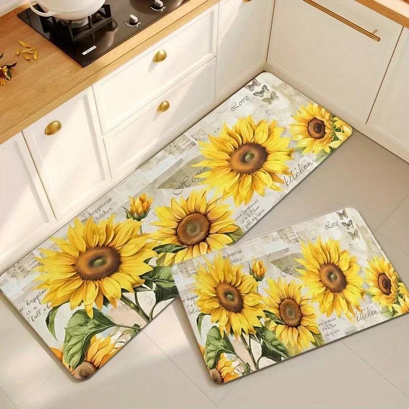 1PC Cute Dachshund Door Mats Kitchen Rugs Non-Slip Pop Arts Design Living Room Rugs Bath Mat Carpet for Home Sink Laundry Decor