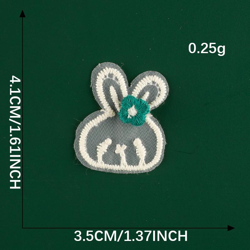 Original Embroidery Label Hair Accessories Accessories Cherry Lace Embroidery Sticker Diy Patch Clothing Accessories Cloth Label Cloth Sticker