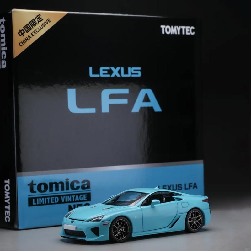 

TAKARA TOMY TOMYTEC TLV-N LFA Sky Blue China Exclusive in Stock Alloy Motor Vehicle Toy Die-casting Metal Model Collection Gifts