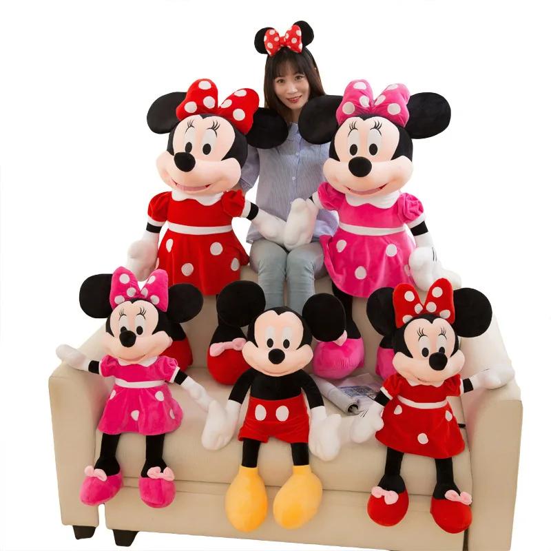 Minnie Plush Dolls Animal Stuffed Toys Birthday gift Christmas Gift for Kids Cute Mickey Minnie Presents