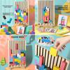Wooden Preschool Geometry Puzzle Child Toy Blocks Early Learning Brain Building