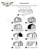 3509 Inflatable Cotton Camping Tent