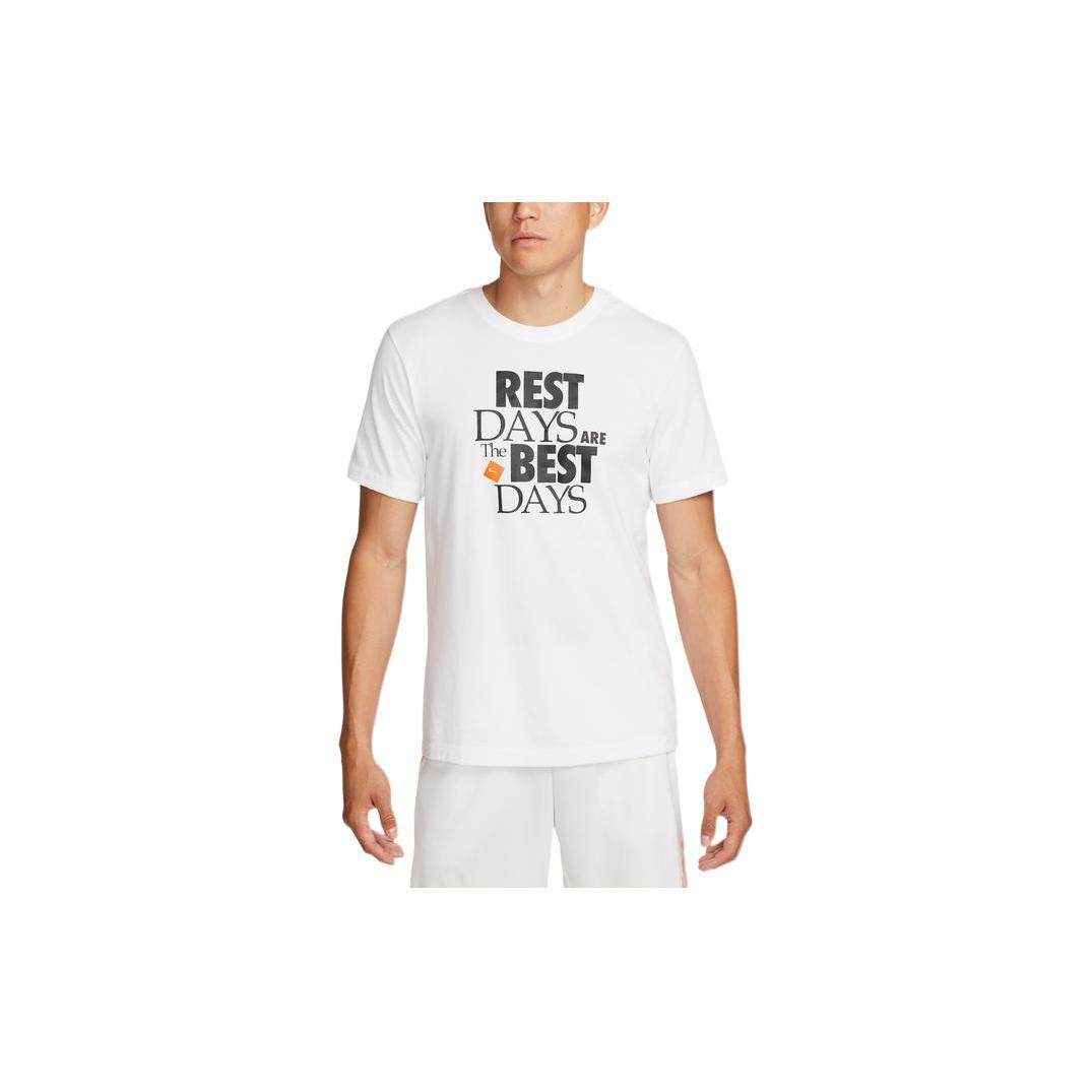 Мужская белая футболка Nike Dri Fit DR7582-100 XXL