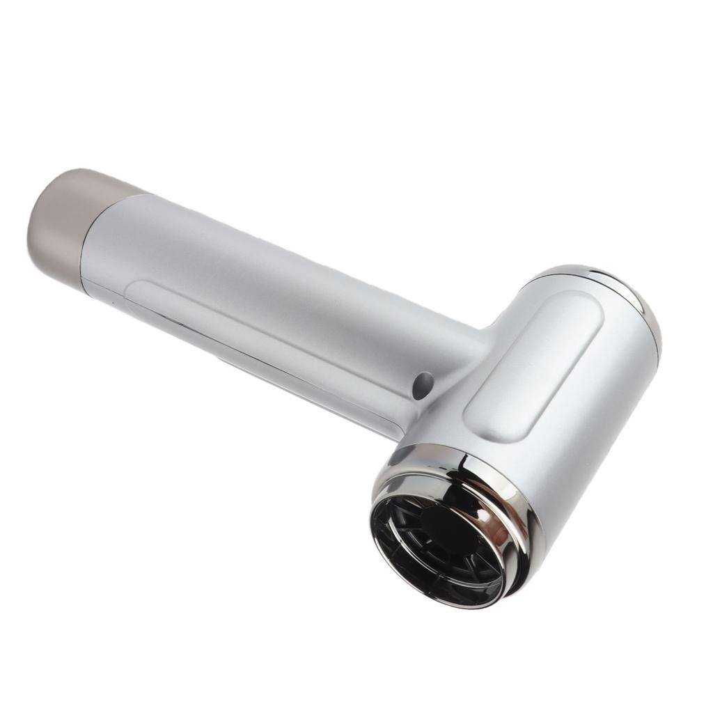 Cordless Hair Dryer 200W 15600mAh USB Rechargeable Cold Hot Wind Portable Hair Blow Dryer for Travel Camping Dorm Gray