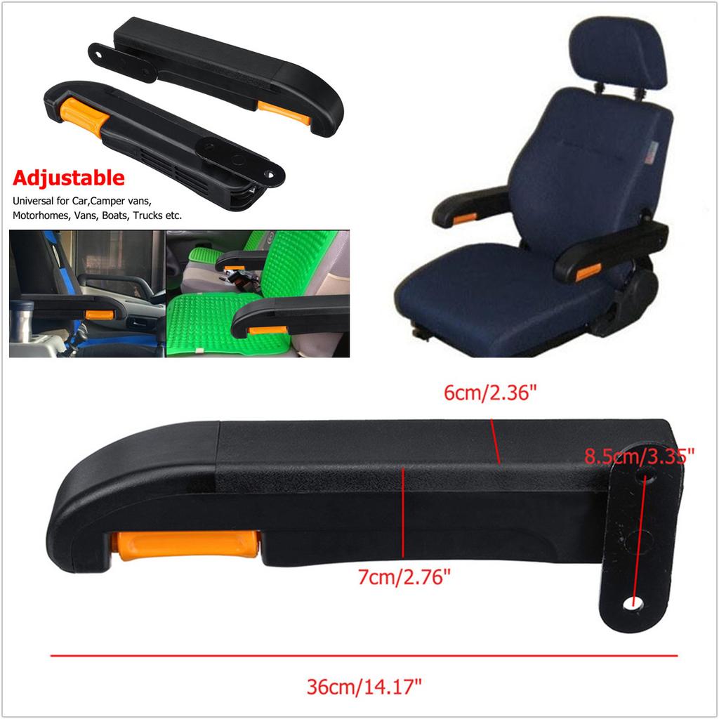 1 Pairs Universal Adjustable Rv Car Seat Armrest Hand Holder For Camper Van Moto
