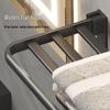 cmaos Upgraded Folding Bathroom Towel Rack with Hooks