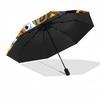 Duck Tales Family Automatic Opening and Closing Folding - A Good Choice for Gifts, Fashionable and Convenient Umbrella With Cute Cartoon Cha