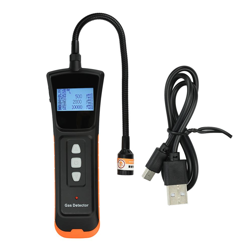 Combustible Gas Detector Alarm for Gas Leaks, Natural Gas Leak Detector, Liquefied Gas Methane Detector чёрный