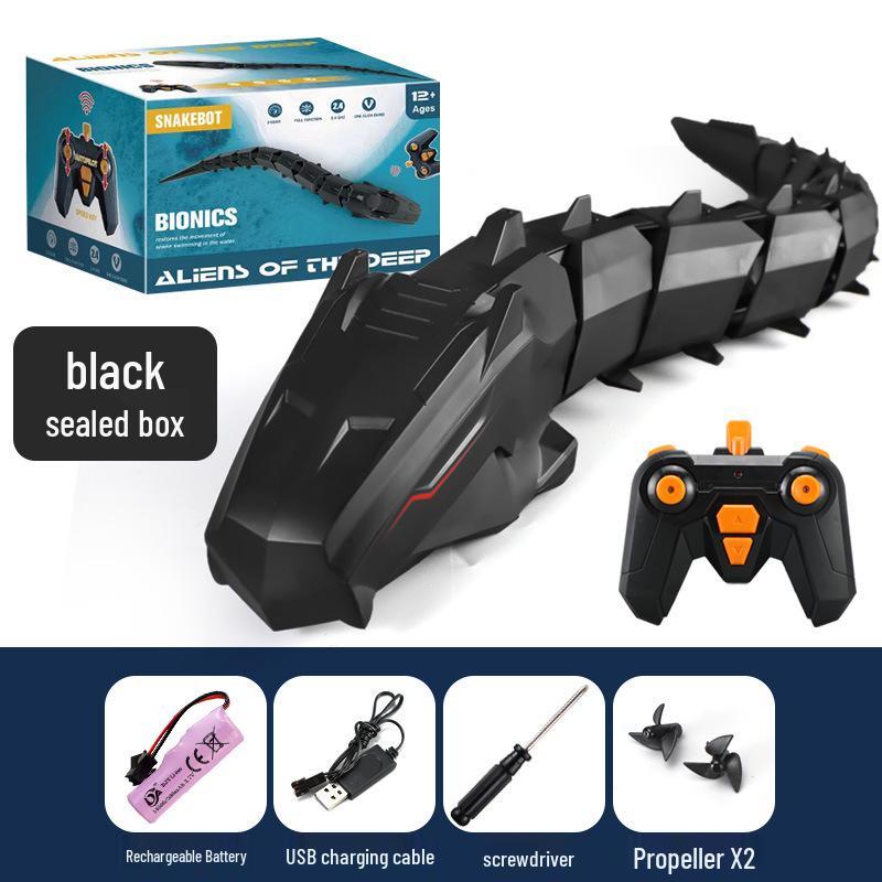 2.4G Remote Control Electric Shark Toy - Wireless Charging Water Toy for Kids