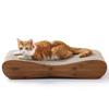 Luxe Modern Katten Loungebord Duurzaam Papier Golfkarton Kattenkrabber Bed Kartonnen Verpakking