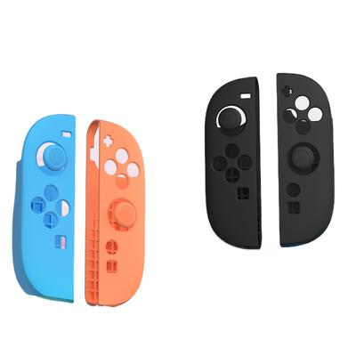 Silikon-Abdeckung Set für Switch 2,2 in 1 Schutzhülle für Switch Joy-Con Controller mit Daumen-Griffen
