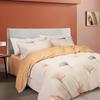 Mercury Home Textiles Apricot Bloom 4-Piece Bedding Set