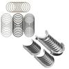 Engine Piston Ring and Main Rod Bearing Set Standard Fit for GM Chevy GMC Gen III IV LS 4.8L 5.3L 19992016 with High Durability