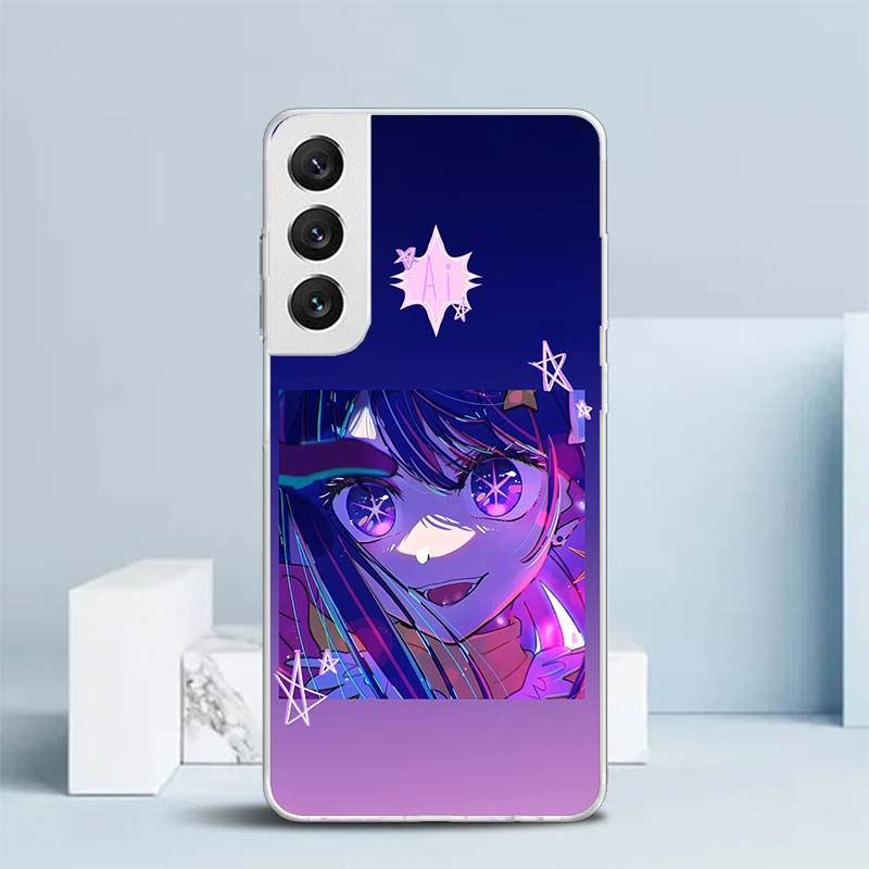 Japan Anime Oshi No Ko Soft Cover for Samsung Galaxy S25 Edge S26 S24 S23 Ultra Phone Case S22 S21 Plus S20 FE Print Pattern She
