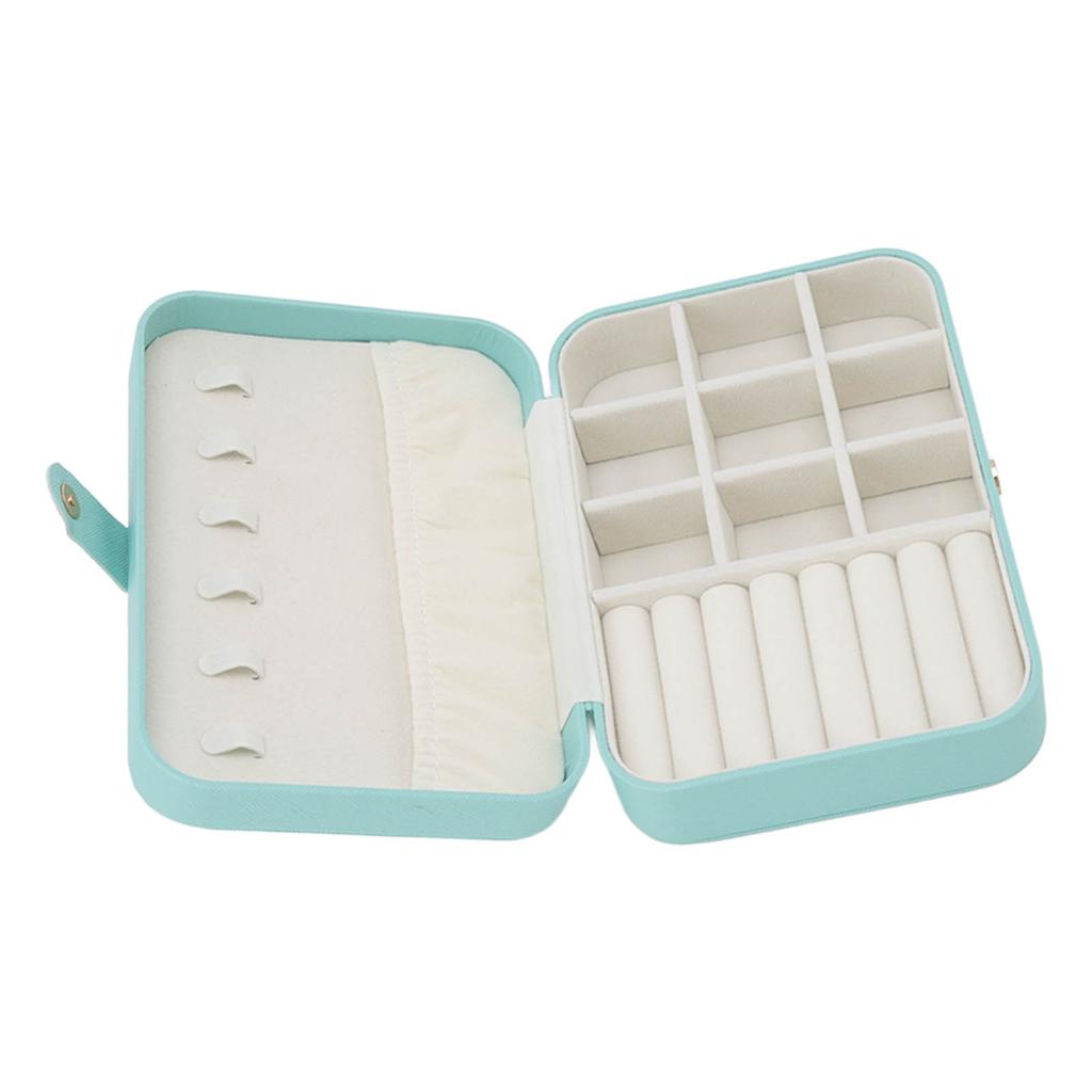 Travel Jewelry Case Small Portable Organizer Display Storage Box for Rings Earrings