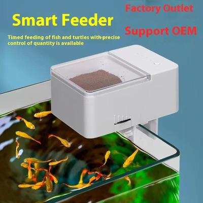 Led Aquarium Digital Fish Tank 500Ml Intelligent Digital Automatic Fish Feeder With Timer Pet Feeding Fish Food Dispenser Food