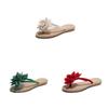Elegant Women Summer Beach Flower Flat Indoor Outdoor Slippers For Ultimate Comfort