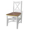 VidaXL Ensemble de salle à manger 5 pcs Marron et blanc