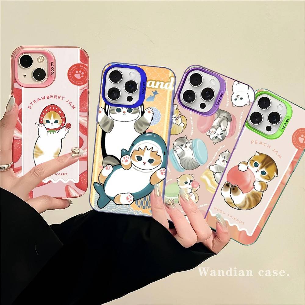 Mofusand Cat Popular Cute Phone Cases For IPhone 17 16e 15 14 13 12 11 Plus Pro Max ProMax Colorful Covers