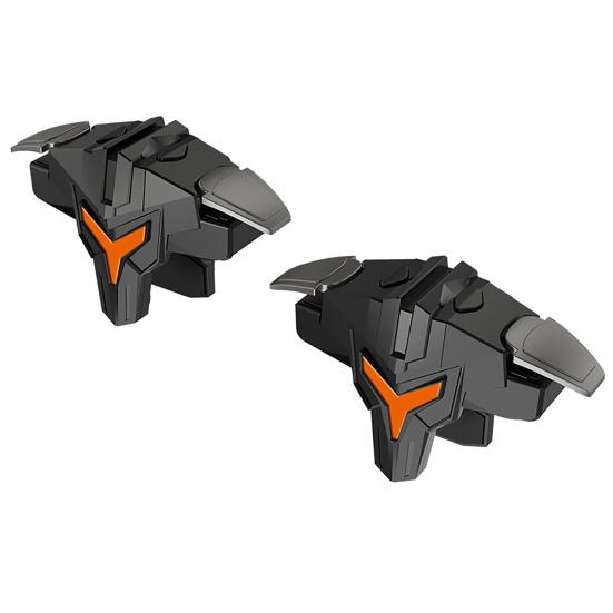 A1 Mobile Gaming Trigger Professional RGB Lighting Vibration Type Aim Shooting Game Controller Gamepad Pulse Key Button for Mobile Phone